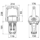 Einhandschaltung B502B, UF43033J