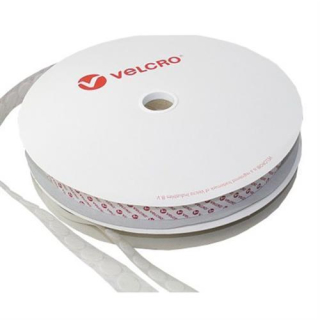 ,VELCOIN Flausch 15 mm weiß Rolle mit 1300St. skl14, VK915110
