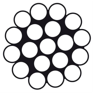 Edelstahldraht Wst.1.4401  1 x 19    12.0mm, WR19120