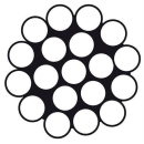 Edelstahldraht Wst.1.4401  1 x 19    16.0mm, WR19160