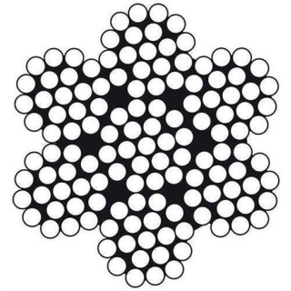 13,9 €/m Edelstahldraht Wst.1.4401 7 x 19 12.0mm, WR79120