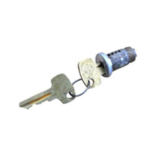 DBM Zylinderschloss - Schließzylinder mit 2 Schlüssel, 51027-00S