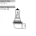 Hauptscheinwerferlampe 12V55W H11 PGJ19 2 Ø=12x44 mm E geprüft 039009