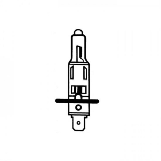 Hauptscheinwerferlampe 12V55W H1 P14 5s Ø=10x67 5 mm E geprüft 039017
