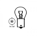 Kugellampe 6V21W, Ba15s, Pin 180° Ø=25x45 mm,...
