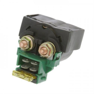 Anlassermagnetschalter Honda Kawasaki Yamaha MBK Piaggio 12V mit 30A Stecksicherung 042300