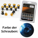 Windschutzscheiben Schrauben Set M5 elox blau Set...