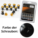 Windschutzscheiben Schrauben Set M5, elox schwarz, Set...