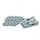Universal Halteklammern Set M6 1 Set=10 Stück silber 043048