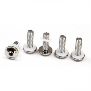 Verkleidungsschrauben M5 x 16 silber Sortiment=5 Schrauben und 5 Scheiben 043050