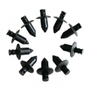 Spreizschrauben PVC 8 mm schwarz 1 Set=10 Stück...