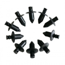 Spreizschrauben PVC 8 mm schwarz 1 Set=10 Stück Maße: L: 25 7 mm X B: 17 mm Ø 7 8 8 5 mm 043066