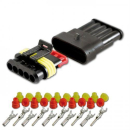 AMP Superseal Gehäuse Set 5 polig 0 75mm² 1...