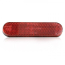 Reflektor abgerundet rot Maße: 96 x 24 x 8 mm...