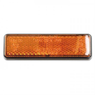 Reflektor Jute rechteckig gelb selbstklebend Maße: 90 x 25 mm E geprüft 044150