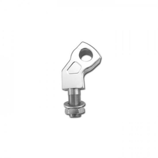 Lenkerhalter Curved Style chrom 60 mm mit Kröpfung und Kabelinnenführung 22 mm Verschr. 045017