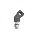 Lenkerhalter Curved Style schwarz 60 mm mit Kröpfung...