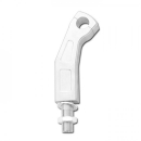 Lenkerhalter Curved Style chrom 150 mm mit Kröpfung...