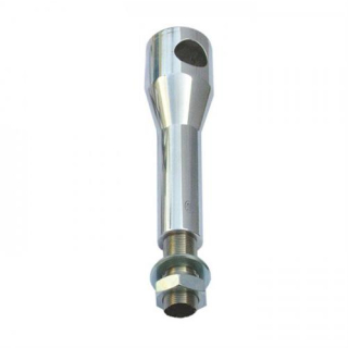 Lenkerhalter Big Bone chrom 150 mm m. Kabelinnenführung 22 mm Verschraubung L: 5 cm 045027