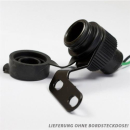 Bordsteckdosenhalter, inkl. Befestigungsm.,für 12V...