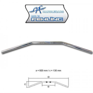 Lenker Drag Bar LDHD 5 1 Zoll chrom Kerbe B: 92 cm x T: 13 cm x B Mitte: 31 cm 045286