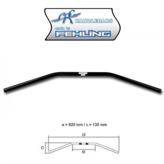 Lenker Drag Bar LDHD 5 1 Zoll schwarz Kerbe B: 92 cm x T: 13 cm x B Mitte: 31 cm 045289