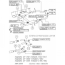 Auspuff Silvertail K02 Yamaha XV750 1100 Bj. 92 00 89 98...