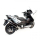 Auspuff LeoVince SBK NERO T MAX 530 ev.2x1 INOX Bj.12 13 Black Max Bj.13 Slip on Edelst EG ABE 14000