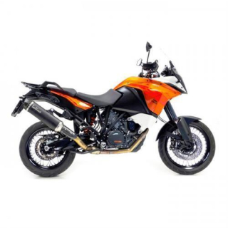 Auspuff LeoVince SBK NERO KTM 1190 ADV. ev.INOX Bj.13 Slip on Edelstahl EG ABE 14003