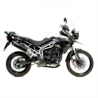 Auspuff LeoVince SBK NERO TIGER 800 12 ev.INOX Bj.12 13 Slip on Edelstahl EG ABE 14006
