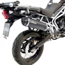 Auspuff LeoVince SBK NERO TIGER 800 12 ev.INOX Bj.12 13...