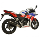 Auspuff LeoVince SBK LV ONE NERO HONDA CBR 300 RA ABS. 2014 2015 LV One Evo II slip on Edelstahl ABE 14020