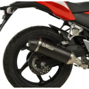 Auspuff LeoVince SBK LV ONE NERO HONDA CBR 300 RA ABS. 2014 2015 LV One Evo II slip on Edelstahl ABE 14020