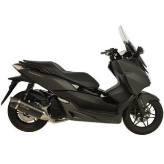 Auspuff LeoVince SBK LV NERO HONDA NSS 125 Forza ABS. 2015 LV Nero Evo II slip on Edelstahl ABE 14021