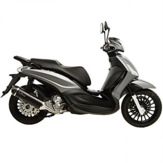 Auspuff LeoVince SBK LV ONE N PIAGGIO Beverly 300 2010 2015 LV ONE NERO Evo II slip on Edelstahl ABE 14024