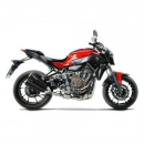 Auspuff LeoVince GP DUALS Yamaha MT07 17 Edelstahl Euro 4...