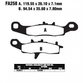 EBC-FA258 MX-R*, 200258MX-R