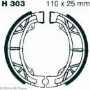 EBC-H 303 G geschlitzte Bremsbacken(Water Grooved), 210303G