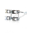Lampenhalter Set Alu poliert 47 50 mm 4 verchromte...