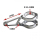 Lampenhalter Set CNC Alu chrom 42 43 mm 4 Alu chrom Schellen 2 Halter 220915