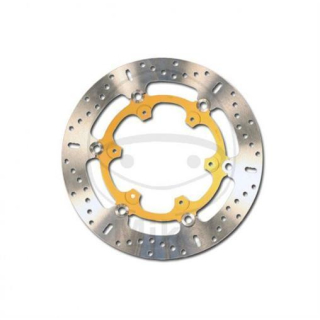 EBC-Bremsscheibe MD6299D, INOX-Disc, Edelstahl, Gold beschichtet, Eintragungsfrei mit ABE, 236299D