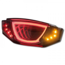 LED Rücklicht Ducati Scrambler 800 getönt Reflektor schwarz E geprüft 243158