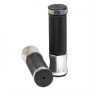 Alu Gummi Griffe silber geschlossen 7 8 22 mm L=130 mm*...
