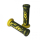 Griffe ATV Gummi "Flame", schw.-gelb, geschl, 22mm L=130 mm*, 253080