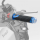 Alu Gummi Griffe D Version blau 7 8 22 mm Länge: 125 mm Ende offen 253090 AB