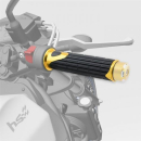 Alu Gummi Griffe D Version gold 7 8 22 mm Länge: 125...
