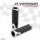 Alu Gummi Griffe D Version silber 7 8 22 mm Länge: 125 mm Ende offen 253090 AS