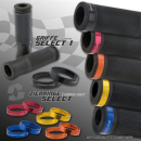 Griffgummi Select1 schwarz offen 7 8 22 mm Länge:...