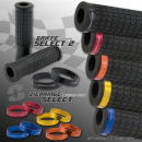 Griffgummi Select2 schwarz offen 7 8 22 mm Länge:...