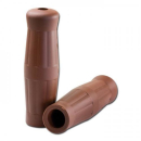 Gummi Griff Bobber braun geschlossen 22 mm Länge:...